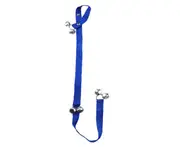 ishuif Pet Dog Puppy Door Handle Doorbell Tinkle Loud Bells Rope House Training Tool-Dark Blue