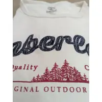 在飛比找蝦皮購物優惠-Timberland 白色短袖刺袖T-shirt 棉質短t