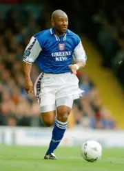 Gus Uhlenbeek of Ipswich Town at the Nationwide Football League Di- Old Photo