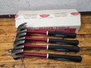 Vintage NOS Plumb Box Of 4 FA16 Permabond Fiberglass Handle 16oz Hammer NEW