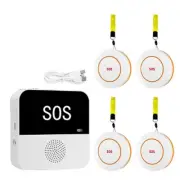 5X( WiFi Elderly Caregiver Pager SOS Call Button Emergency SOS Alert System4965