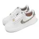 Nike 耐吉 休閒鞋 Wmns Air Force 1 LX 女鞋 男鞋 白 卡其 AF1 籃網格 DZ2709-100