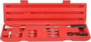 Ejoyous 10-Piece Carburettor Adjustment Tool Set, Carburettor Tool Set with 485 mm Adjustment Lever and 7 Screws, 90 Degree Angled Screwdriver, Angle Motor Carburettor Tuning for ATV UTV