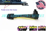 (11mm) Low Profile Dual 8-Pin (4+4) CPU to 8-Pin CPU Power Cable Splitter
