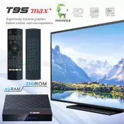 T95 MAX+ Plus 8K HDR 32GB Android 9.0 Bluetooth TV Box+Air Mouse Keyboard Remote