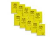 10pc Spirax P162 Project Book Large 18mm Dotted Thirds 96-Pages Notebook Yellow