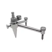 11CM STAINLESS STEEL PRISM POLE MINI TRIPOD WITH BLISTERS BUBBLE SURVEYING TOOL