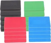 ULTECHNOVO 40pcs High-strength Plastic Door Window Gaskets for Patio Slab Support Structural Shims Leveling Pads Vibration Noise Reduction