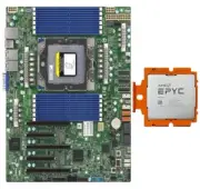 Supermicro H13SSL-N ATX Motherboard + AMD Genoa EPYC 9554P CPU Processor Combo