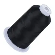 Embroidery Thread 5500 Yards Black 900, 40wt 100% Polyester for OneBlack