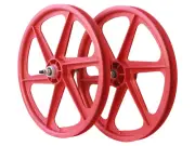 SKYWAY Tuff 6 Spoke S/B Wheel Sets Red