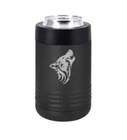 Can Bottle Cooler Insulated Drink Holder Tribal Wolf