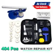 WATCH REPAIR KIT Back Case Pin Link Spring Strap Remover Opener Tool Set 404Pcs