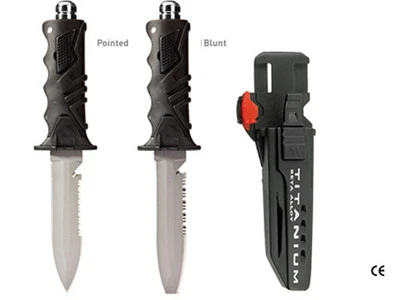 Beta Titanium Scuba Knife- Blunt