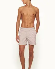 Orlebar Brown Bulldog Classic Stripe 6 Swim Trunks
