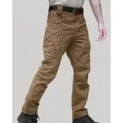 Men's Cargo Pants Tactical Pants Trousers Buttons Multi Pocket Plain Wearable Outdoor Daily Camping Hiking Fashion Classic Black Army Green