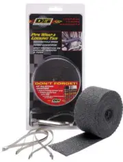 Fits Exhaust Wrap Kits-Kit - Pipe Wrap & Locking Tie by Design Engineering 10119