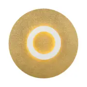 Pelzer White Gold Circular LED Ceiling and Wall Light