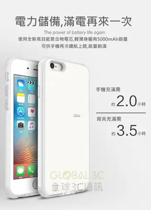 MALELEO 大容量版 背蓋充 iPhone 6 6s 7 Plus 空壓殼+背蓋充 二合一 背夾電池 防摔 無線充電【APP下單最高22%點數回饋】