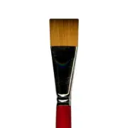 United #1727 Synthetic Sable Watercolor Brush Flat 1"
