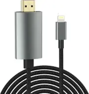 Lightning to HDMI Cable Adapter for Iphone Ipad Ipod 1080P Digital AV Adapter