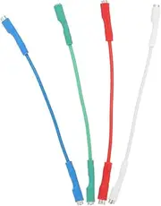 GAROZATION Record Player Lead Wire Holder 4pcs Lead Wires for Gramophone and Insulated