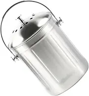 MAGICLULU Stainless Steel Compost Bucket Compost Bucket for Kitchen Compost Bin Countertop Kitchen Compost Pail Composter Compost Bin Kitchen Counter Countertop Trash Can Waste Bin Small Bin