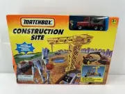 Vintage 1997 Matchbox Construction Site Crane Playset Peterbilt HTF