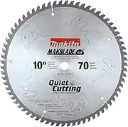Makita A-93550 MakBlade 10-Inch 70 Tooth ATB Quiet Crosscutting Saw Blade with 5/8-Inch Arbor