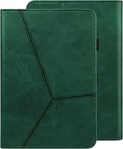 [ALILANG] Samsung Galaxy Tab S9 FE+ Plus/Galaxy Tab S9+ Plus 12.4 Inch Case 2023 with Pen Holder, PU Leather Cover for Samsung Tab S9 FE Plus Tablet Case-Green