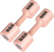 Centra Adjustable Dumbbells Set of 2, 2-10KG Hand Weights Set for Women/Men with Anti-Slip Handle for Full-body Exercise Workout, Fast Adjustable Dumbbell Weights Pair for Home Gym Strength Training