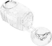 LALADEFIEE Automatic Toothpaste Squeezer Toothbrush Holder Automatic Toothpaste Dispenser Toothbrush Holders Toothpaste Wall Dispenser Toothpaste Wall Mount Plastic Transparent