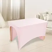 6FT Lash Bed Cover Fitted Stretch Table Cover Professional Protective Massage Bed Fitted Cover Stretchy Massage Table Cover Soft Comfortable Spa Bed Cover for Lash Extension Spa Massage (Pink)