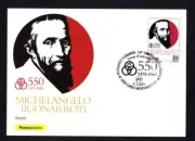 Italia 2025 : MIchelangelo Buonarroti - Cartolina Ufficiale Poste Italiane