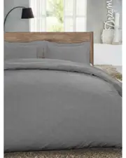 Dormisette 250 Thread Count Luxury German Flannel Plaid Ultra Soft Duvet Set