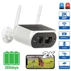 Security Camera System Outdoor Home Solar Wifi Night Vision Cam 4MP Wireless