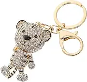 Generic Tiger Keychain Keychains for Car Keys Keychain for Car Keys Zodiac Animal Keychain Purse Key Holder for Car Chinese Zodiac Keychain Car Key Ring Wallet Keychain Rhinestones