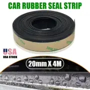 4M Car Rubber Seal Strip Front Rear Door Window Protector Guard Trim Molding DIY (for: Volvo)