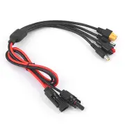Solar Panel Extension Cable 4in1 DC5521 7909 XT60 Female Connector PV Wire 30A