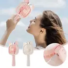 Mini Hand Held Fan Portable Speed Adjustable USB Rechargeable Quiet Fan