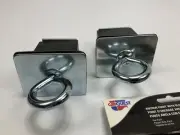 Carquest 71070 Truck Bed Heavy Duty Anchor Tie-down Hook Point W/ Block - Pair