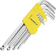 Gunpla Long Arm Ball Point Allen Hex Key Wrench Ball End Hex Key Set, 9-Piece, 1.5-10mm for Home Use and DIY