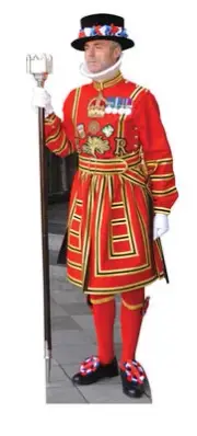 Beefeater Lifesize Cardboard Cutout Standee / Standup Platinum Jubilee Yeoman