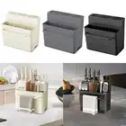 Utensil Holder Multifunctional Modern Space Saver Knife Block without Knives