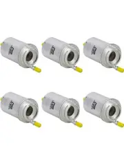 6 x Fram Fuel Filter G9791 fits Audi A3 1.6 8PA Sportback (for: Audi)