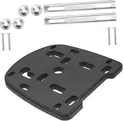 SOPOTUTU 1Set Motorcycle Rear Luggage Rack Base Plate Accessory Thickened Design for Enhanced Support Durable with Fixed Plate Screws Stabilizing Strips for Secure Storage