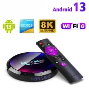 Android TV Box Support 2.4G/5.8G WiFi6 BT5.0 4K Video Set Top Decode and Play 8K