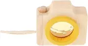 ERINGOGO Paintable Wooden Kaleidoscope Camera for Safe Strong and Creative Educational Learning Tool for Early Childhood Development Present for Birthdays and Holidays
