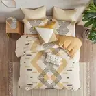 Ink+Ivy Queen Comforter Set, Southwestern Geometric with Decorative Embroider...