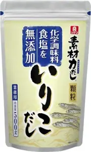 New Riken No MSG Low Sodium Iriko (fish) Dashi Stock Powder 500g from Japan